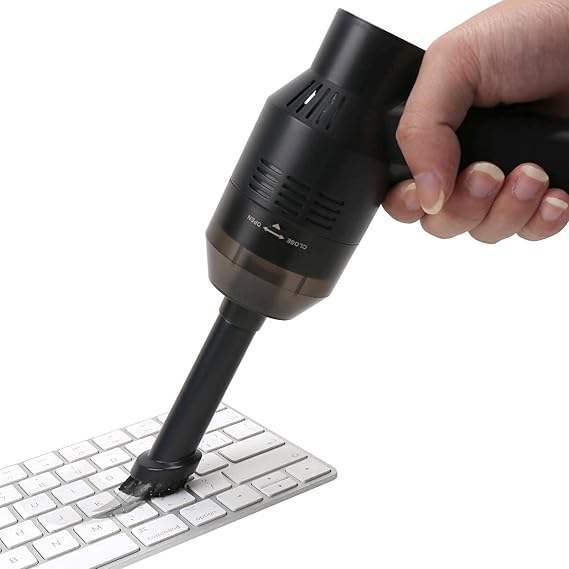 Honlibey Upgraded Mini Keyboard Vacuum,Tiny Cordless Computer Vacuum