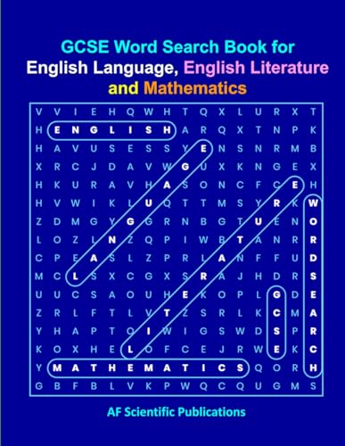 GCSE Word Search Book for English Language, English Literature and Mathematics (Books for Secondary School and College (UK))