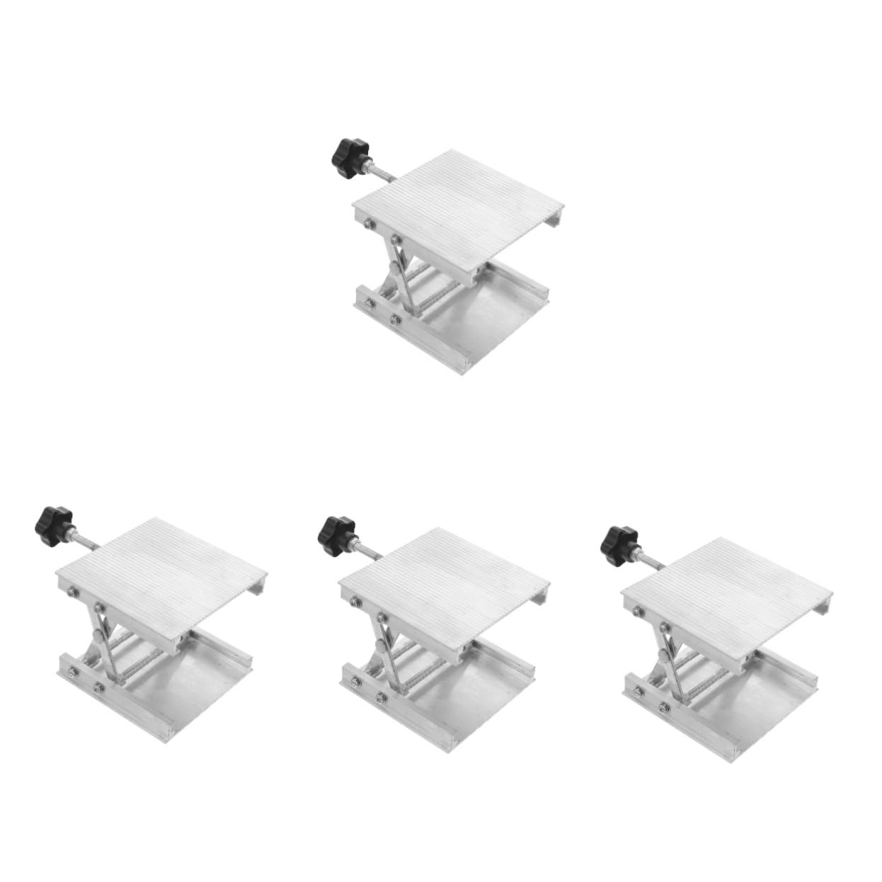 4piezas Plataforma Elevadora De Tijera De Laboratorio Soporte De Aliado Mesa Para Experimentos Científicos y Mediciones Precisos
