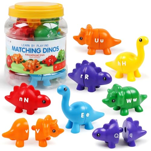TSYAN Matching Letters Counting Dinosaur Toys