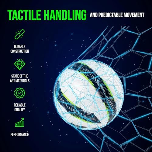 Image of Western Star Soccer Ball Size 4 and Size 5 - Thermo Bonded Construction with Reinforced Seams - Durable Design - Designed for Training & Matches - Performance Soccer Ball Quality - Professional Series