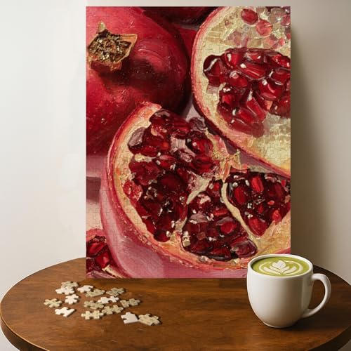 Casse-tête Grenade Fruits 500 Pièces Bois 20x15 Po