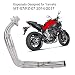 Enlace de tubo de escape delantero para moto completa Connect para MT-07...