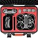 FPVtosky Avata 2 Koffer, wasserdichte Tragetasche für DJI Avata 2 Drohne/Fly More Combo, Passend für DJI Goggles 3, RC Motion 3 & DJI FPV Remote Controller 3 Zubehör[CASE ONLY]