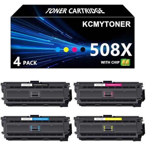 Toner 508X CF360X avec puce intelligente pour des impressions couleur nettes et fluides