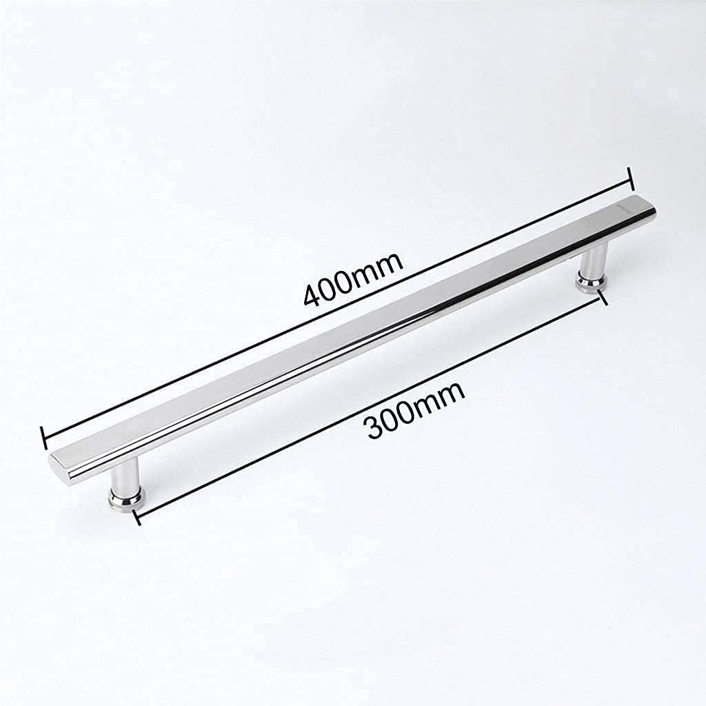 Shower door handles,Shower Door Handle and Pulls Replacement Sets for Glass Door | Bathroom Door Knobs for Shower Enclosures Screen Internal/External | Polish Chrome Towel Bar Gate Hard ( Size : 300mm