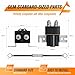 GODCTSUP Club Car 48V Solenoid for Club Car DS 1995-UP & Precedent 2004-2008 Electric Models, Golf Cart 4 Terminal Solenoid with Resistor, OEM# 101908701, 102774701