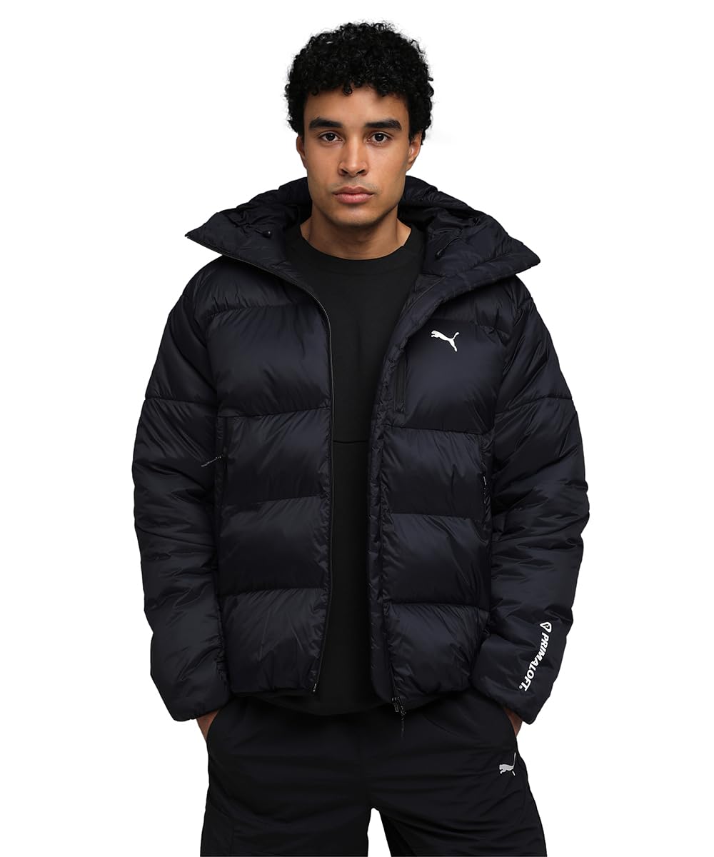 Puma Men's Black Pumatech Primaloft Puffer Jacket, L