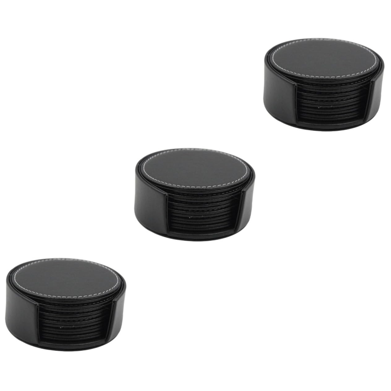 Set de table en cuir PU COLLBATH chic et résistant pour mobilier contemporain