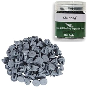 Chudeng 13-mm-Gummistopfen, selbstheilend, 100 Stück
