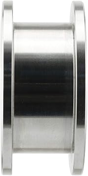 Heyous H Groove Stainless Steel Silent Pulley - 600LB, Silver Tone