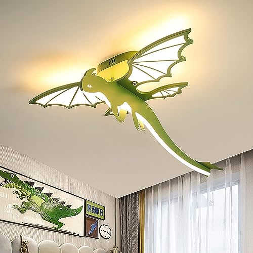 Plafonnier LED dinosaure télécommandé à intensité variable