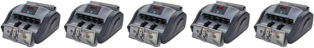 Kolibri Money Counter with UV Detection and 1-Year Warranty (5-(Pack))