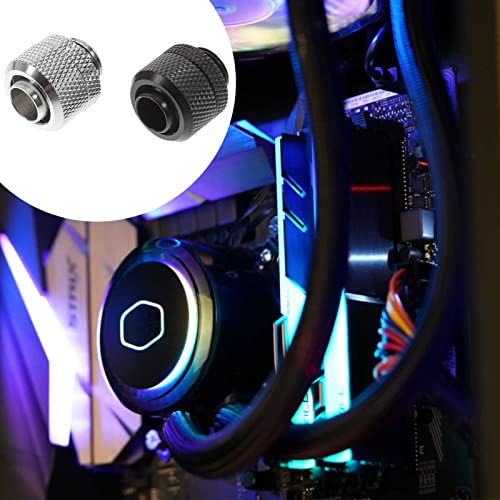 Refrigeración líquida de PC con conectores de manguera de compresión LABRIMP de dos piezas 7