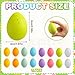 AUGSHY 16 Pcs Speckled Easter Eggs,2.4 Inch Plastic Colorful Easter Eggs Table Decorations Spring Festival Decorative for Bowl Vase Fillers Party Home Decor