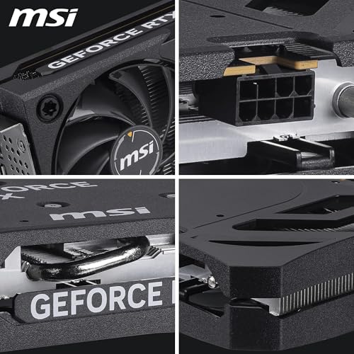 Image of MSI GeForce RTX 5050 8G Shadow 2X OC Graphic Card - NVIDIA GeForce RTX 5050 GPU, 8GB GDDR6 128-bit Memory, 20 Gbps, PCI Express Gen 5 x16 Interface, Upto 2602 MHz, TORX Fan 5.0