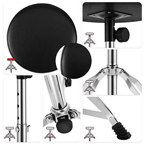 Reviews for Donner Drum Throne Set, Padded Seat Height Adjustable Drum