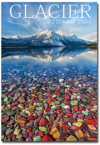Imán de refrigerador Montana 6.35x8.89 cm multicolor miniatura 1