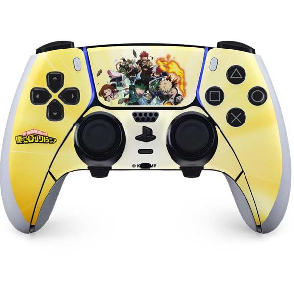 Skinit Decal Gaming Skin Compatible with PS5 DualSense Edge Pro Controller - Officially Licensed My Hero Academia Hero Team Season 4 Design
