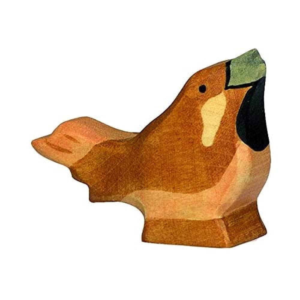 Holztiger Maulwurf – Handbemalte Holzfigur | Ca. 7,5 Cm, Aus Massivholz, Made In Europe, Für Kinder Ab 3 Jahren