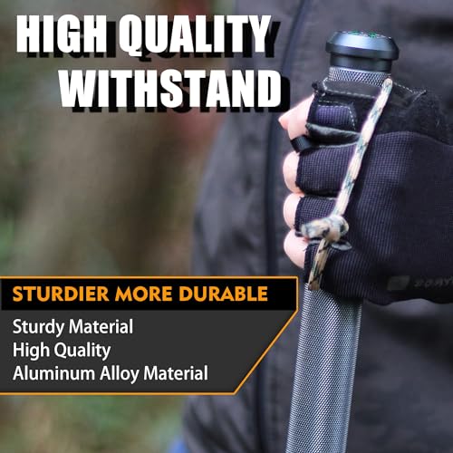 Premium aiGear Multitool Hiking Stick - CNC Machined Trekking Pole