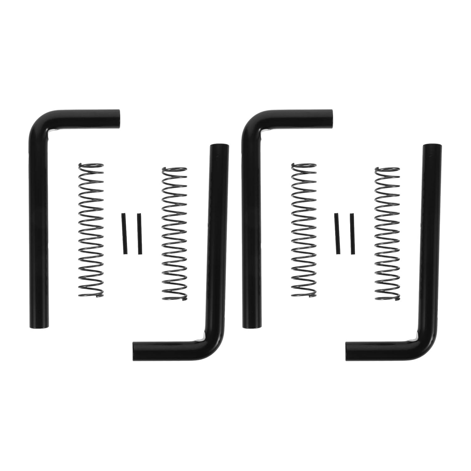 2 Sets Heavy Duty Utility Trailer Gate Latch Kit with Spring Loaded Pin for Trailer Gate Latch Repair and Replacement