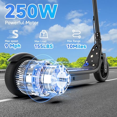 Image of Electric Scooter for Adults, Teens & Big Kids, 350W-500W Motor, 10Mph-21 MPH & 10-28 Miles Max Range, 6.5 to 10 inch Tires, Portable Lightweight E-Scooter