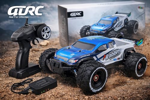Image of Amitasha 1:18 Scale Hobby Grade 4WD RC Rock Crawler Monster Truck 35 KPH Off-Road Remote Control Car High Speed Racing Stunts 4 Wheel Drive with Rechargeable Battery