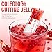 Avora Coleology Cutting Jelly - Korean Daily Jelly Stick Supplement with 1200mg Garcinia Cambogia Extract, Chia Seeds Collagen, Detox & Daily Care, Smooth Texture - Pomegranate Flavored - 8.81 0Z
