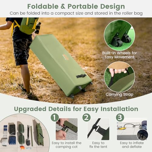 Goplus 5-in-1 Camping Tent Cot