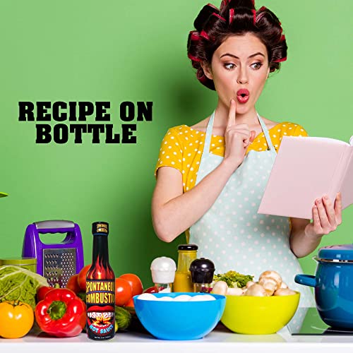 Spontaneous Combustion Hot Sauce With Habanero - 5 Oz – Try If You Dare! – Perfect Gourmet Gift For The Hot Sauce Fan #TOP3