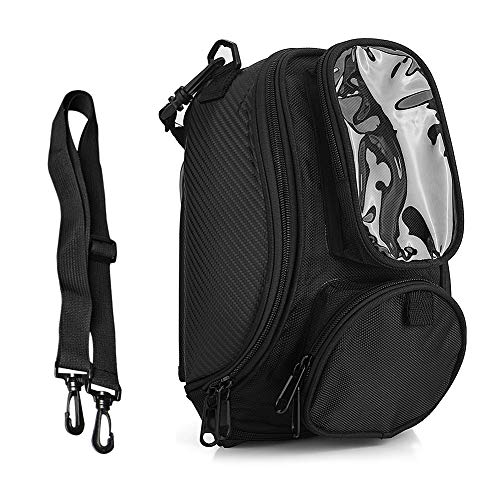 Tank Bags para Moto  Mochila Magnetica  Depósito Magnética con Múltiples Bolsillos