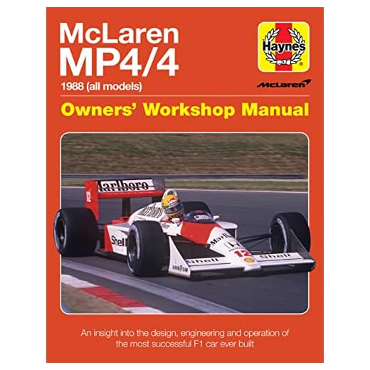 McLaren MP4/4 Owners' Workshop Manual: 1988 (all models) - An insight into the design, engineering and operation of the most successful F1 car ever built (Haynes Owners' Workshop Manual)