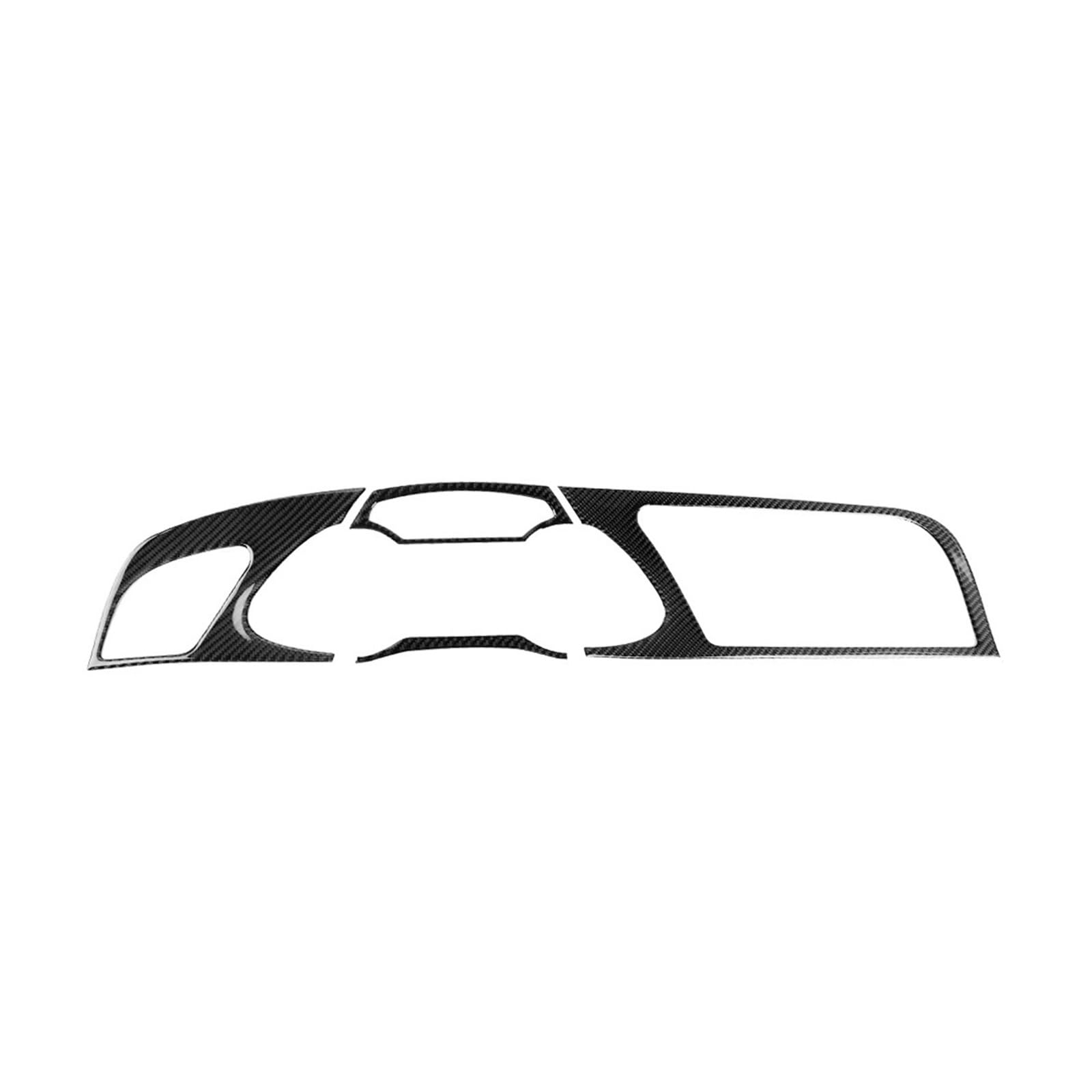 QBKGMEWCA Center Console Navigations Gear Shift Panel Interior Trim Upgrade Compatible for Audi A4 B8 A5 Q5(Type30)