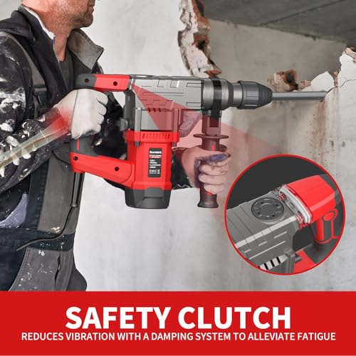 Revvstark Rotary Hammer Drill, Revvstark 13 Amp 1-1/4 Inch Sds-Plus Heavy Duty Rotary Hammer Drill Powerful thumb #5