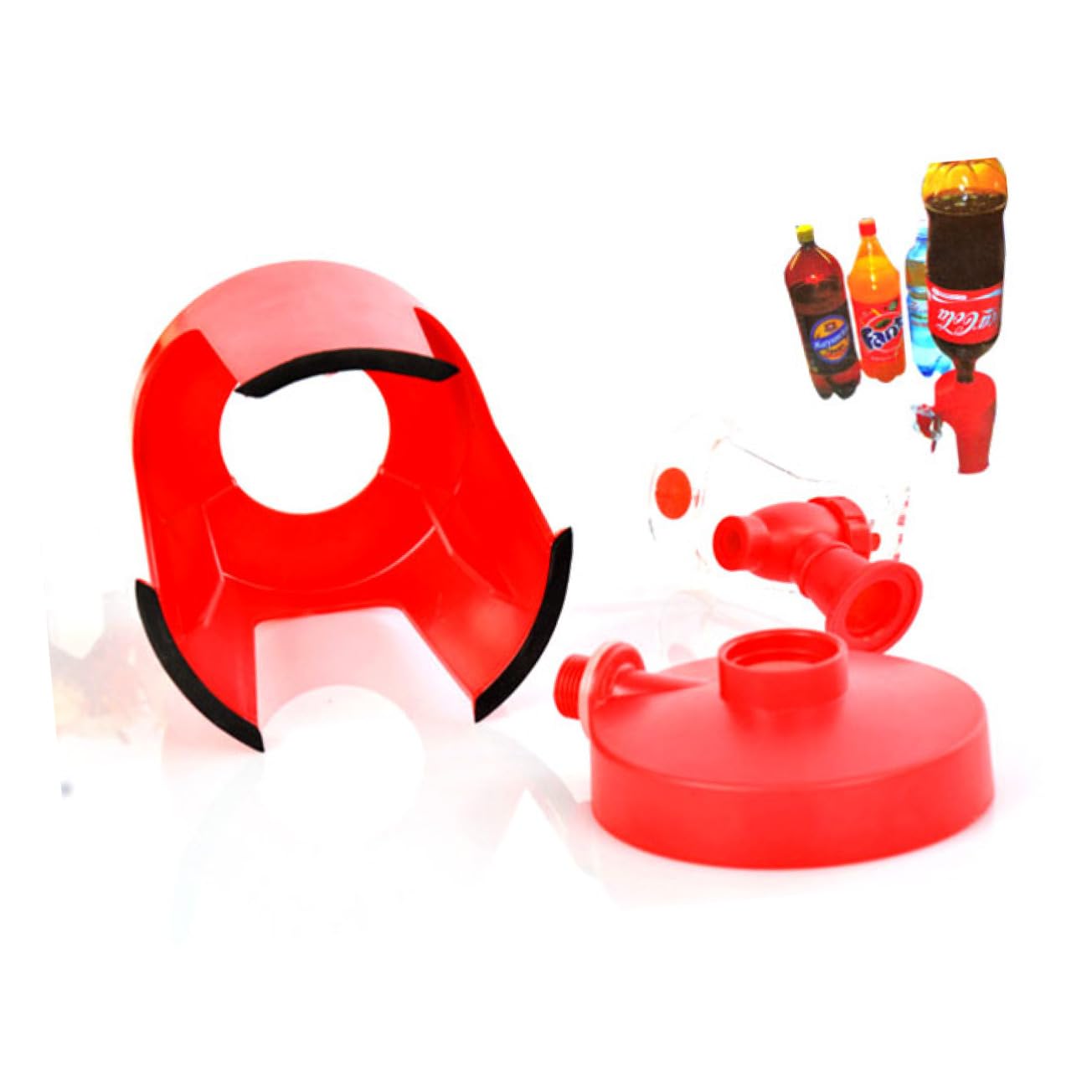 RORPOIR Da Dispenser Machine Inverted Beverage Dispenser Faucet Easy to Use for Soda Carbonated Drinks