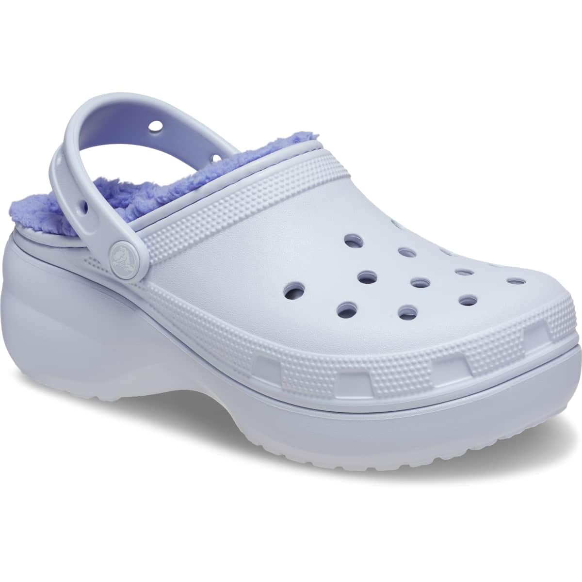 Crocs Classic Platform Lined Clog W, Zuecos Mujer
