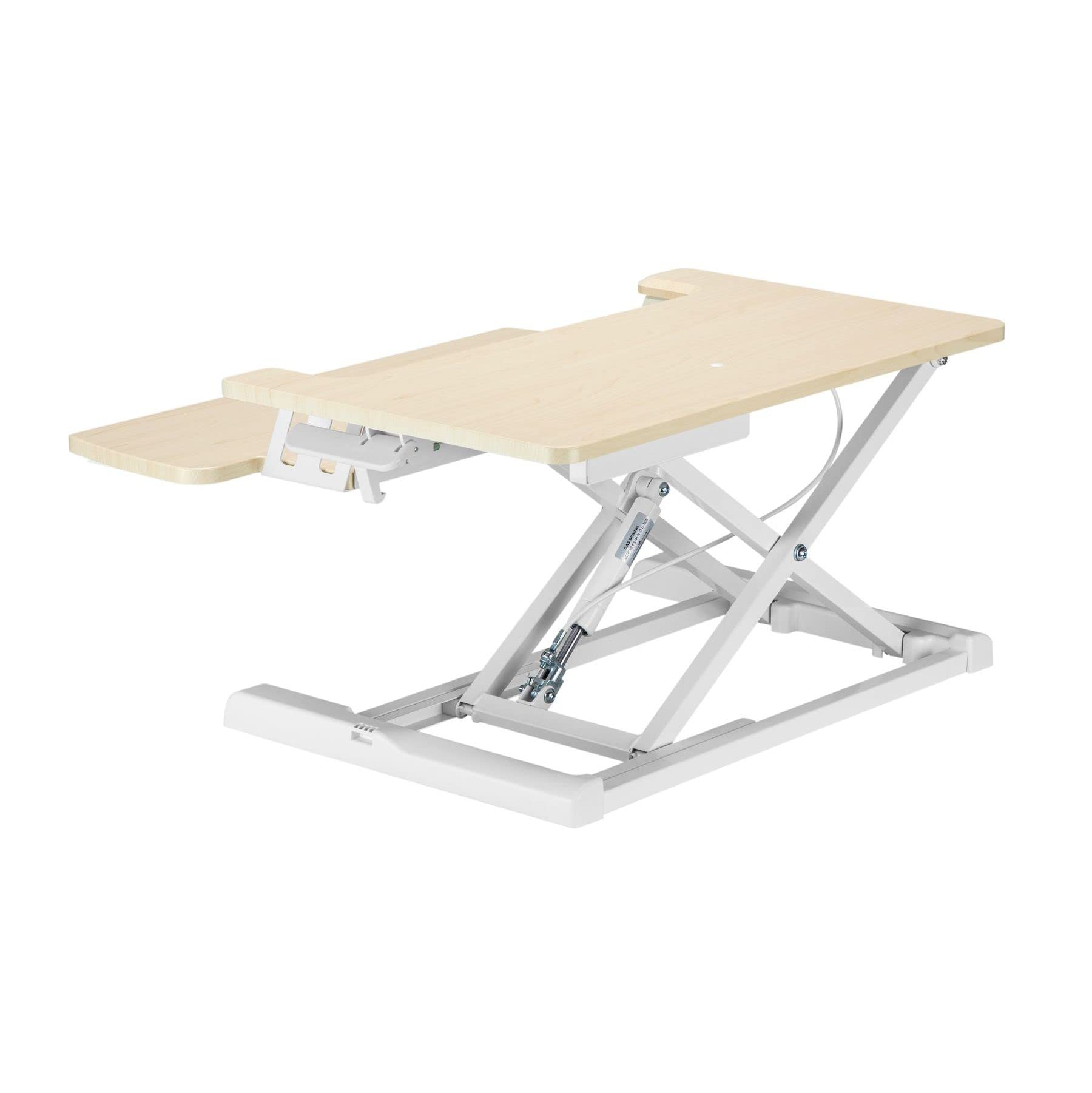 Amazon.co.jp：DMM.make 卓上昇降デスク デュアル650メープル 無段階