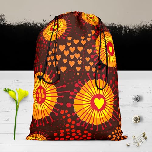 Image of ArtzFolio Psychedelic Art D1 | Reusable Sack Bag | Bag for Gym, Storage, Vegetable & Travel