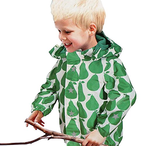 NMYu00ae Coupe-Vent Enfant Poncho de Pluie Veste Imperméable Hoodies Capuche Longue Manteau Etanche Cape Protection Anti-Pluie Adorable Léger Pliable Unisexe Fille/Garçon 2-11 Ans (120(6 u0096 7ans))