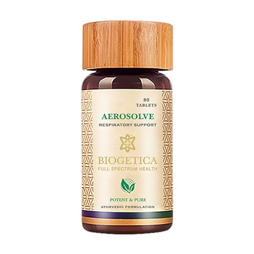 Biogetica Aerosolve (Lungs Health, Oxygenation) - 80 Tablets