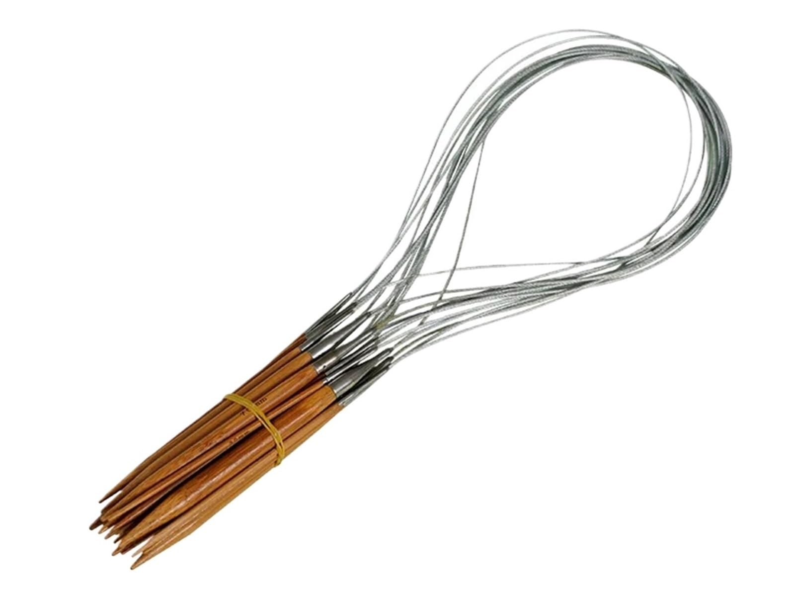 Bamboo Knitting Needles 3set 3-12mm Bamboo Knitting Needles Crochet for DIY Weaving Pins Craft Tools Length 80cm Crafts Tool(9.0mm)