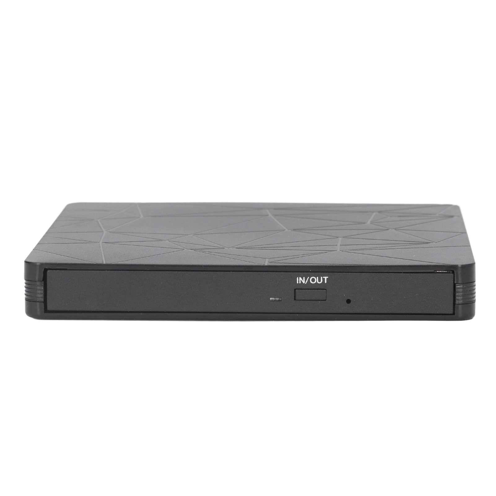 Lecteur DVD Externe USB 3.0, graveur CD/DVD Portable, Lecteur Optique à Texture araignée pour Ordinateur Portable, Lecteur de Disque Externe Plug-and-Play avec Alimentation par USB