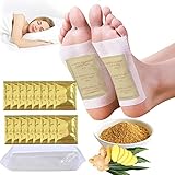 LINDERUNG VON FUSSSCHMERZEN : Der detox Ingwersalz foot patches lindert wirksam Fußschmerzen, fördert einen tieferen Schlaf und lindert Müdigkeit, Wirkt auf die Verbesserung des Stoffwechsels und der Durchblutung, dem Organismus wirksam materialistisch zu entziehen und zur Besserung von Beschwerden wie Kopfschmerzen, Migräne, Rückenschmerzen, Schwellungen, Schlafproblemen, Ermüdung oder Stress beizutragen.