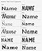 Oliver's Labels Premium Personalized Wall Decal for Kids Room Décor - Peel & Stick, Removable (Shimmer and Shine™)