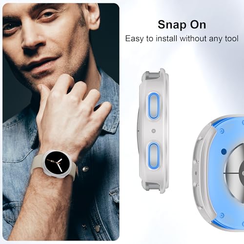 Fundas protectoras de pantalla para Samsung Galaxy Watch 8 44mm accesorios PC rígido unisex 7