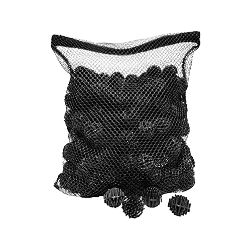Aquatic Experts New Bio Balls Filter Media - 1 Inch Small Bio Ball for Aquarium and Pond Filter - Perfect Bio Balls for Aquarium Filter Media â€“ Made in The USA (250 Count with Mesh Bag)