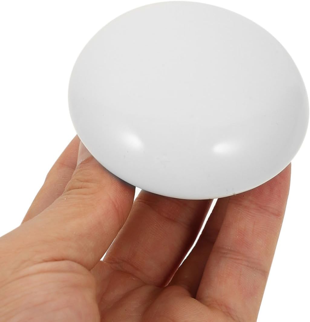 HOMSFOU Ceramic Urinal Drain Cover and Versatile Usage for Homes and Other Settings, White with Easy Installation Urinal Strainer Splash Guard Screen and Filter Protector Mat
