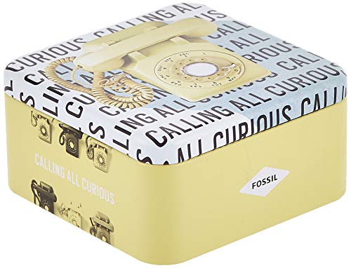 Fossil Catena con Pendente da Donna in Acciaio