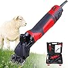 CARLAMPCR Elektrische schaapsmachine, elektrische schaapschaar, vachtverzorging, scheermachine, clipper voor huisdieren…